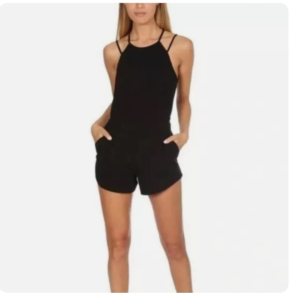 IRO Farn Crepe Double Strap
Romper Size 44 large black